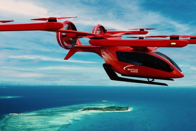 طلبت Nautilus نحو 10 من طائرات eVTOL من شركة EVE لكي تبدأ رحلات طيران فوق منطقة «الحاجز المرجاني العظيم» (Great Barrier Reef) بحلول العام 2026.