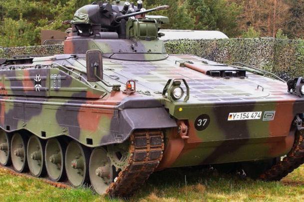 برهنت «عربة المشاة القتالية» الألمانية سابقاً Marder IFV أنّها منصات منيعة وقوية