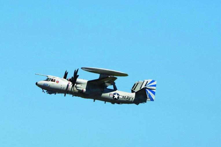 E-2D can be configured with an aerial refueling probe or wet outer wing, providing combat-relevant mission endurance of over 12 hours. 