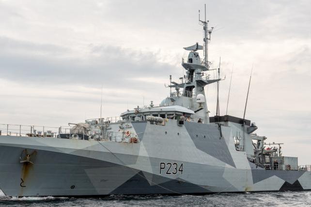 P243 HMS Spey River Class Offshore Patrol Vessel