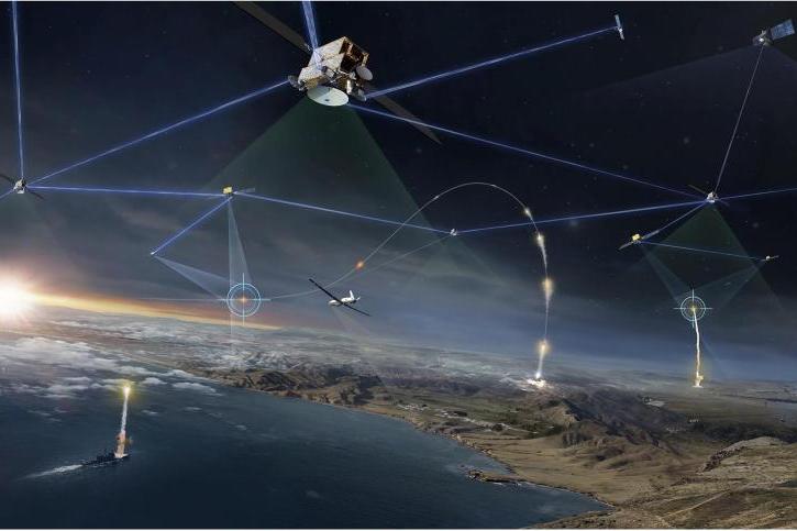 أثبتت حلول الاتصالات الفضائية الهجينة من Northrop Grumman قدرتها على الاتصال بمزودي خدمة الإنترنت الفضائي التجاريين في عرض توضيحي، ما يُظهر مرونة شبكة متعددة المدارات والأقمار الصناعية. الصورة: Northrop Grumman