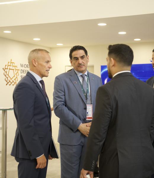 جانب من اللقاءات خلال فعاليات Eurosatory 2026