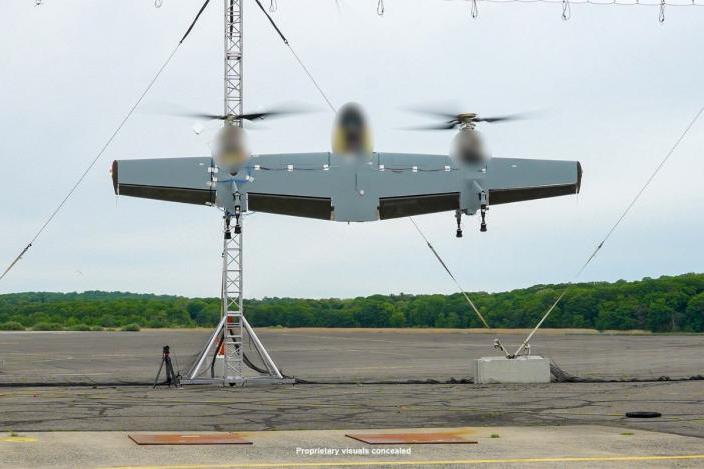 Sikorsky’s Nomad 100 built for the DARPA EVADE program undergoes initial flight testing. Proprietary visuals concealed. Photo courtesy Sikorsky, a Lockheed Martin company.
