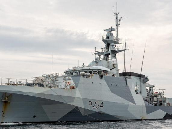 P243 HMS Spey River Class Offshore Patrol Vessel